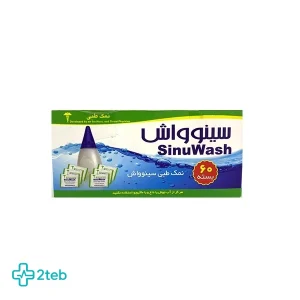 نمک طبی سینوواش مدل Nasal Wash بسته 60 عددی